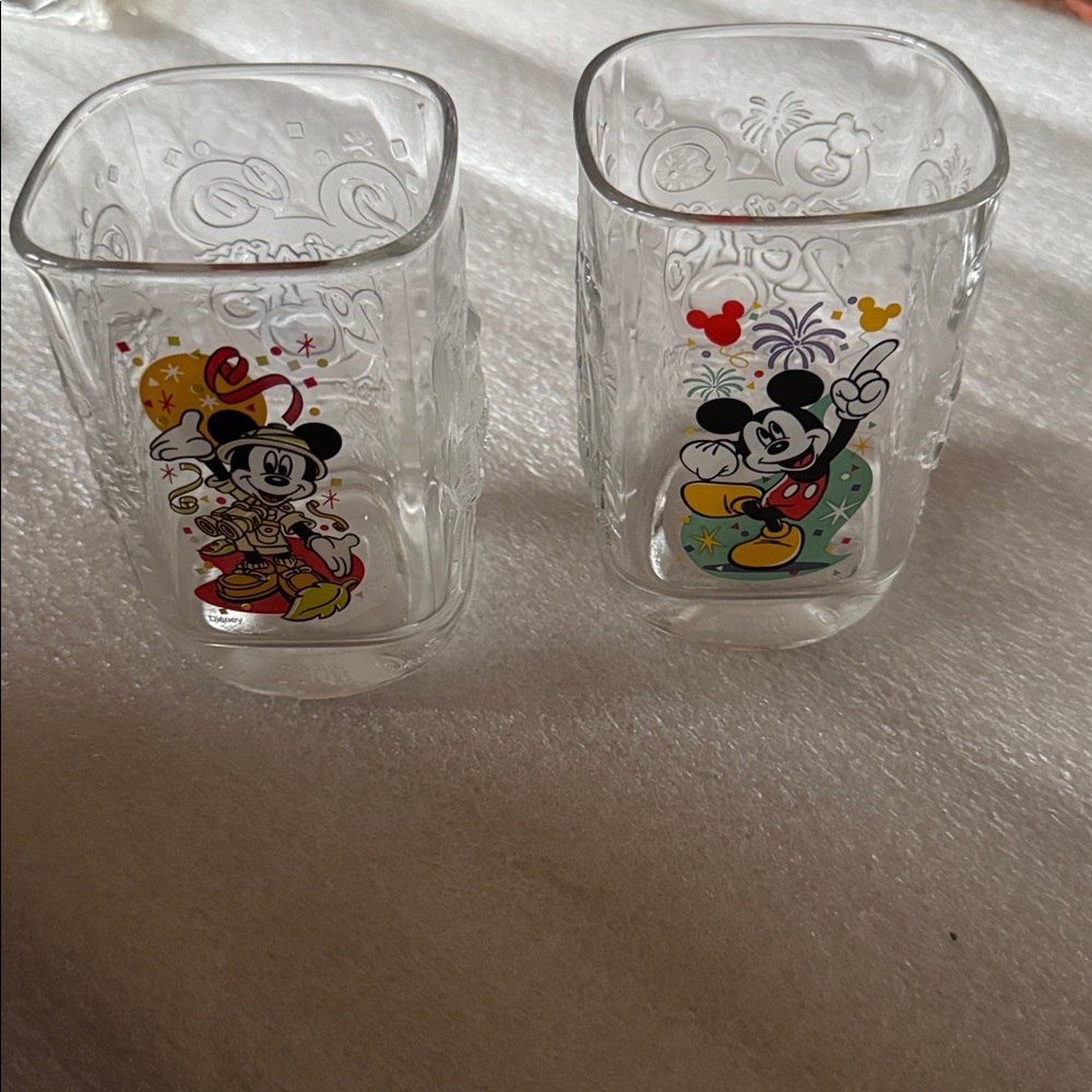 McDonald’s Mickey Mouse Glass Tumblers from 2000